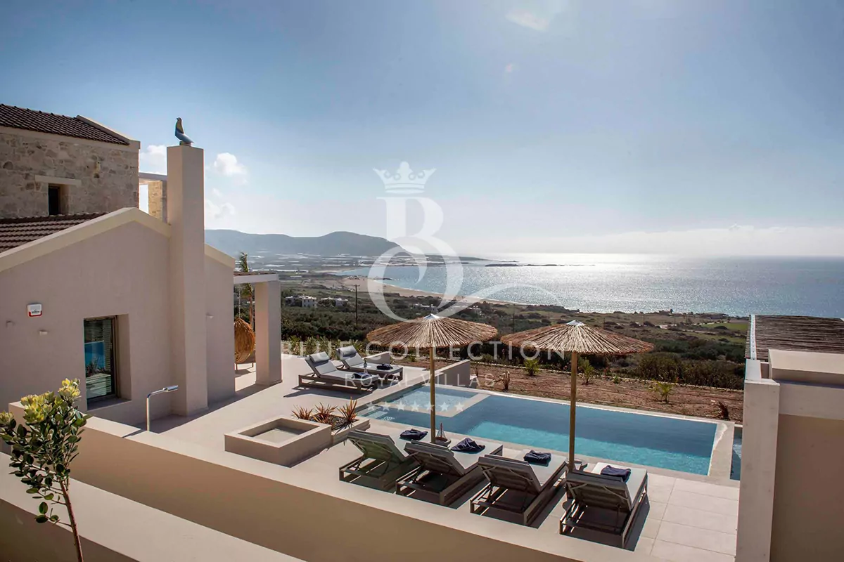 Crete - Private Villa for Rent | Chania | REF: 180412949 | CODE: CHV-26 | Private Heated Pool | Sea & Sunset View | Sleeps 6 | 3 Bedrooms | 3 Bathrooms