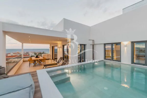 Modern Penthouse for Rent in Crete | Chania | REF: 180412926 | CODE: CHV-5 | Private Heated Pool Outdoor | Sea View | Sleeps 6 | 3 Bedrooms | 3 Bathrooms