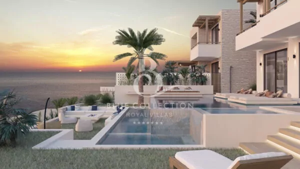 Luxury 2 x Villas Complex for Rent in Crete | Chania | REF: 180412929 | CODE: CHV-8 | 2 Private Heated Pools | Sea & Sunset View 