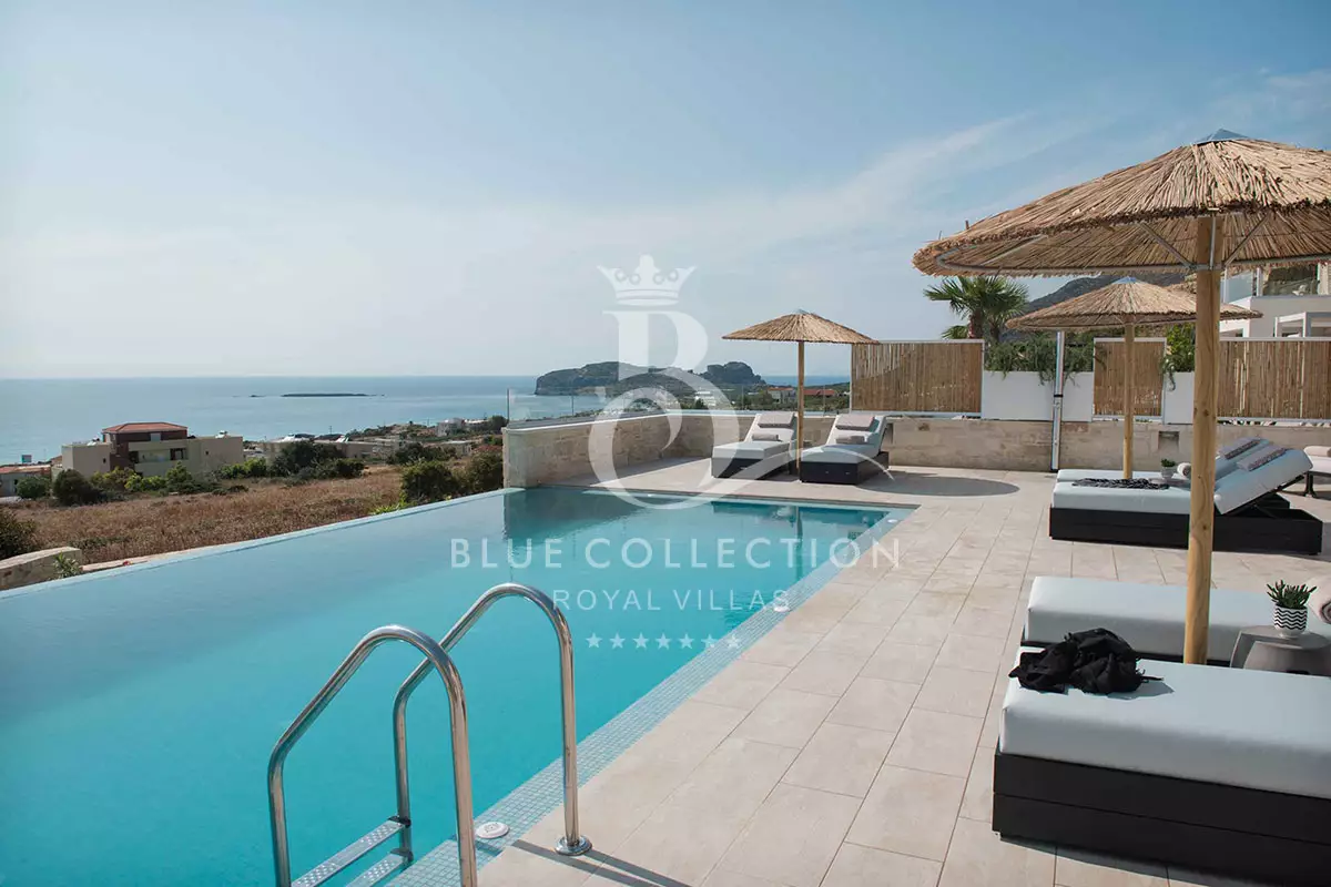 Luxury 2-Villas Complex for Rent in Crete | Chania | REF: 180412932 | CODE: CHV-11 | 2 Private Heated Pools | Sea & Sunset View 