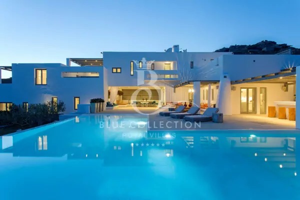 Mykonos Villas – Luxury Villa for Rent in Mykonos – Kalafatis | REF: 180412963 | CODE: ELP-3 | Private Infinity Pool | Sea View | Sleeps 14 | 7 Bedrooms | 7 Bathrooms
