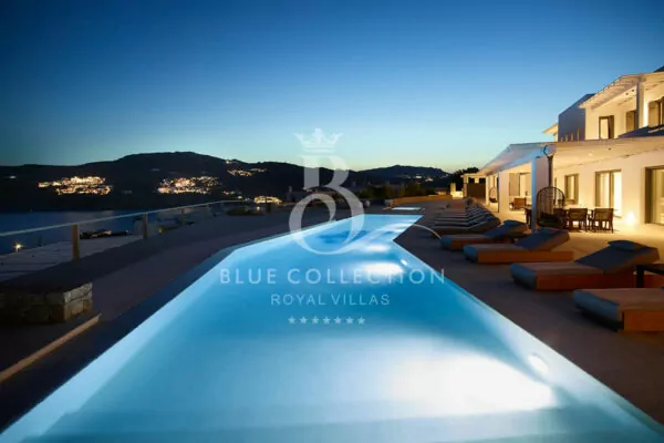 Mykonos Luxury Villas – Villa for Rent – Kalo Livadi | REF: 180412964 | CODE: KLV-15 | 2 Private Infinity Pools | Sea & Sunset Views | Sleeps 24 | 12 Bedrooms | 12 Bathrooms
