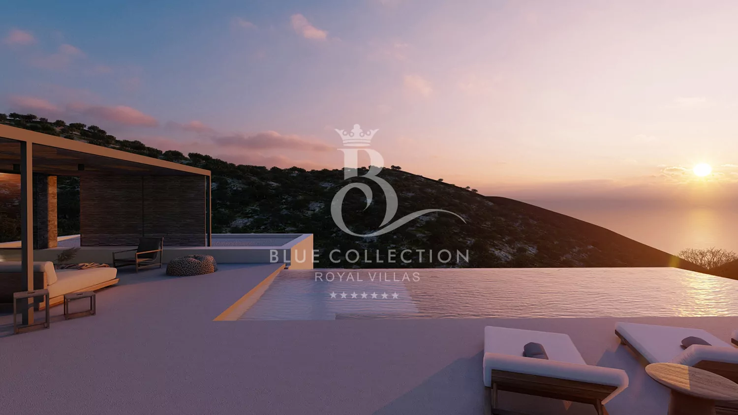 Private Villa for Sale in Skiathos – Greece | REF: 180412957 | CODE: VSK-7 | Private Infinity Pool | Sea & Sunset Views | Sleeps 6 | 3 Bedrooms | 3 Bathrooms