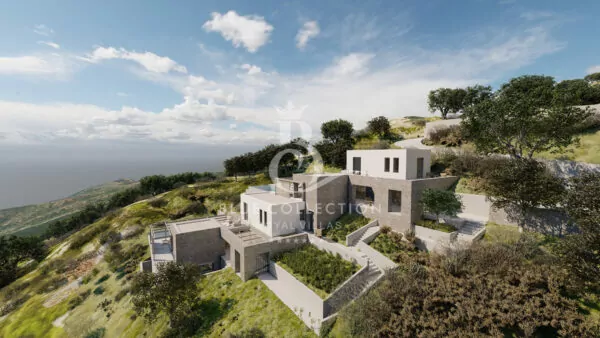 Modern 2 x Villas Complex for Sale in Skiathos – Greece | REF: 180412959 | CODE: VSK-9 | 2 Private Infinity Pools | Sea & Sunset Views 