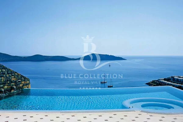 Luxury Villa for Rent in Crete – Greece | Elounda | REF: 180412971 | CODE: EGV-4 | Private Infinity Heated Pool & Jacuzzi | Sea View | Sleeps 4 | 2 Bedrooms | 2 Bathrooms