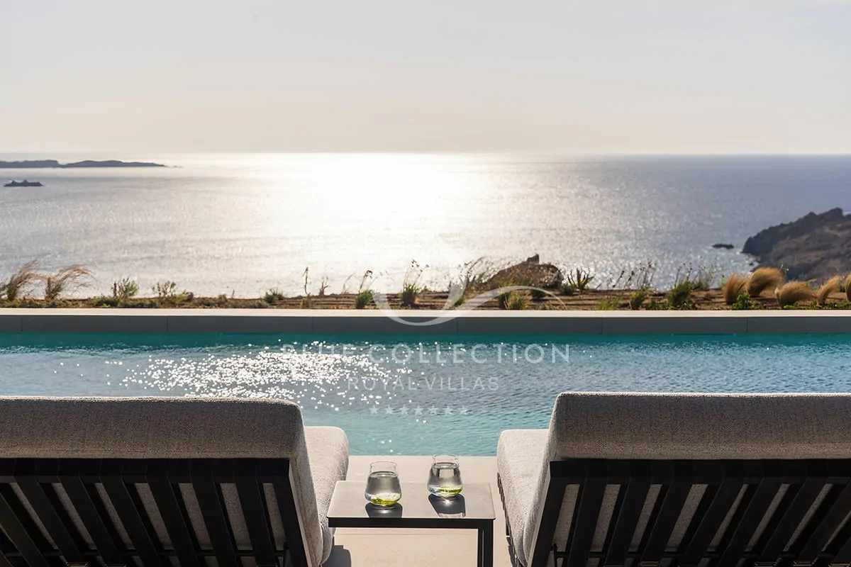 Luxury Villa for Rent – Mykonos | Aleomandra | REF: 180412980 | CODE: ALM-1 | 2 x Private Swimming Pools | Sea View | Sleeps 18 | 9 Bedrooms | 9 Bathrooms