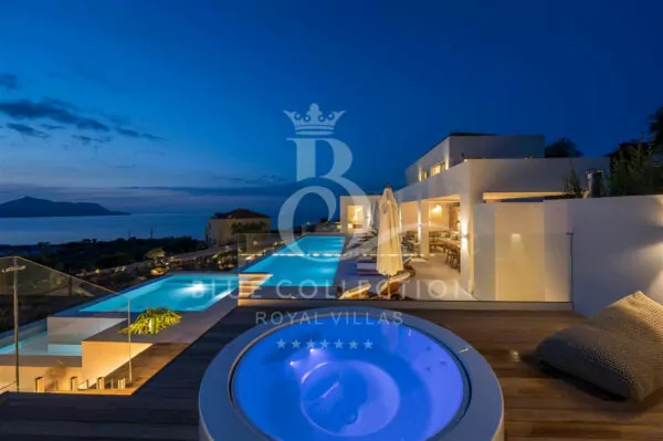 Luxury Villa for Rent in Crete | Chania | REF: 180413015 | CODE: CRT-26 | 2 Private Heated Pools | Sea View | Sleeps 10 | 5 Bedrooms | 6 Bathrooms