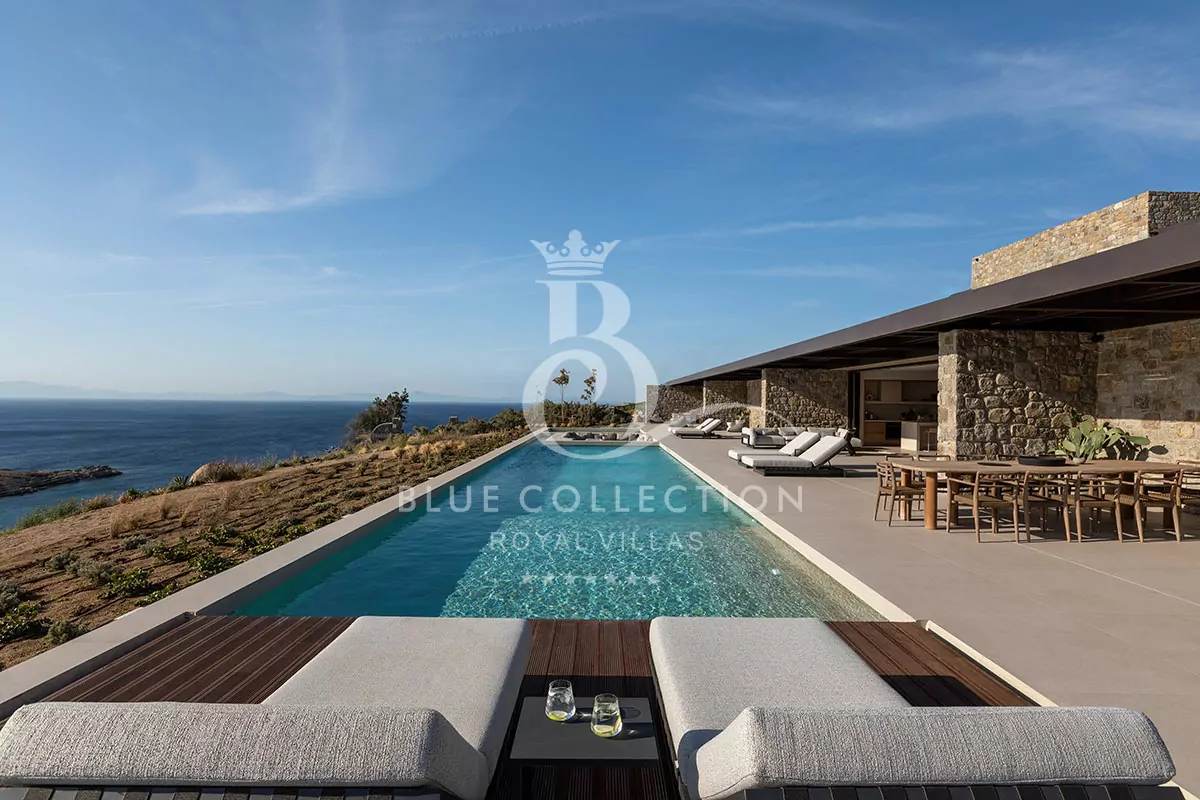 Luxury Villa for Rent – Mykonos | Aleomandra | REF: 180412981 | CODE: ALM-2 | Private Infinity Pool | Sea View | Sleeps 12 | 6 Bedrooms | 6 Bathrooms