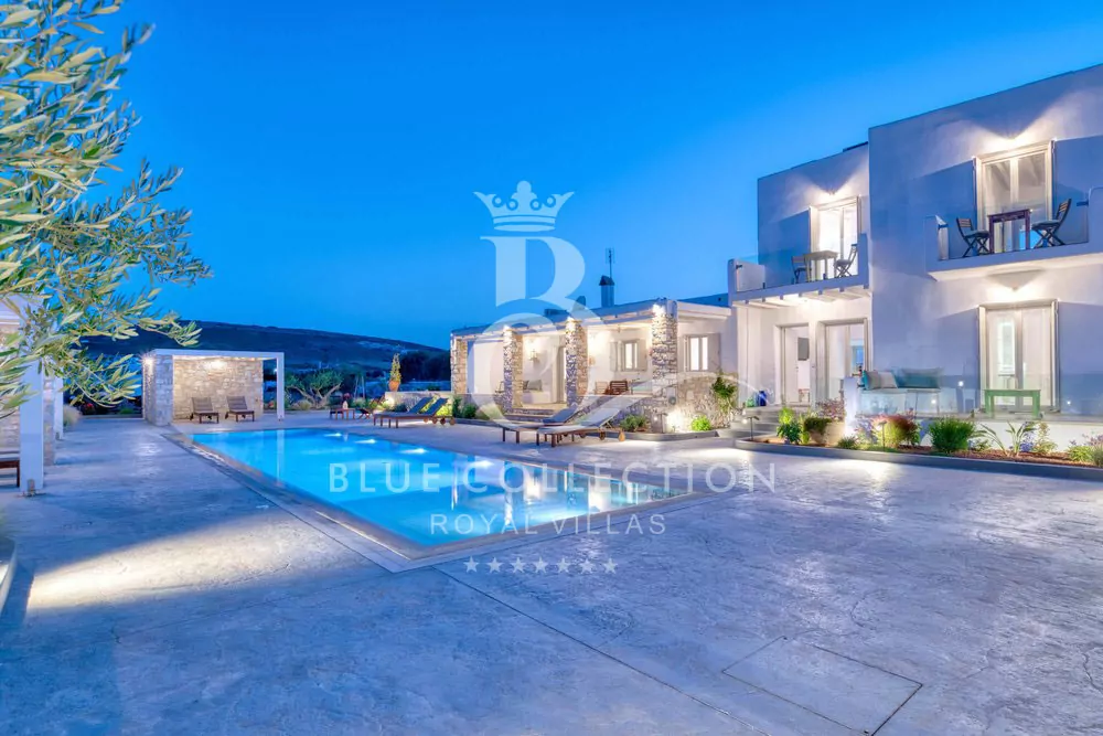 Private Villa for Rent in Paros – Greece | REF: 180413006 | CODE: PRS-35 | Private Swimming Pool | Sea View | Sleeps 12 | 6 Bedrooms | 5 Bathrooms
