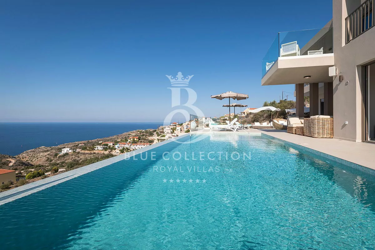 Private Villa for Rent in Crete | Chania | REF: 180413059 | CODE: C-11 | Private Infinity Heated Pool | Sea View | Sleeps 12 | 5 Bedrooms | 5 Bathrooms