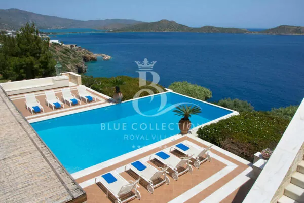 Luxury Seafront Villa for Rent in Crete – Greece | Elounda | REF: 180413046 | CODE: ELV-4 | Private Infinity Heated Pool | Sea View 