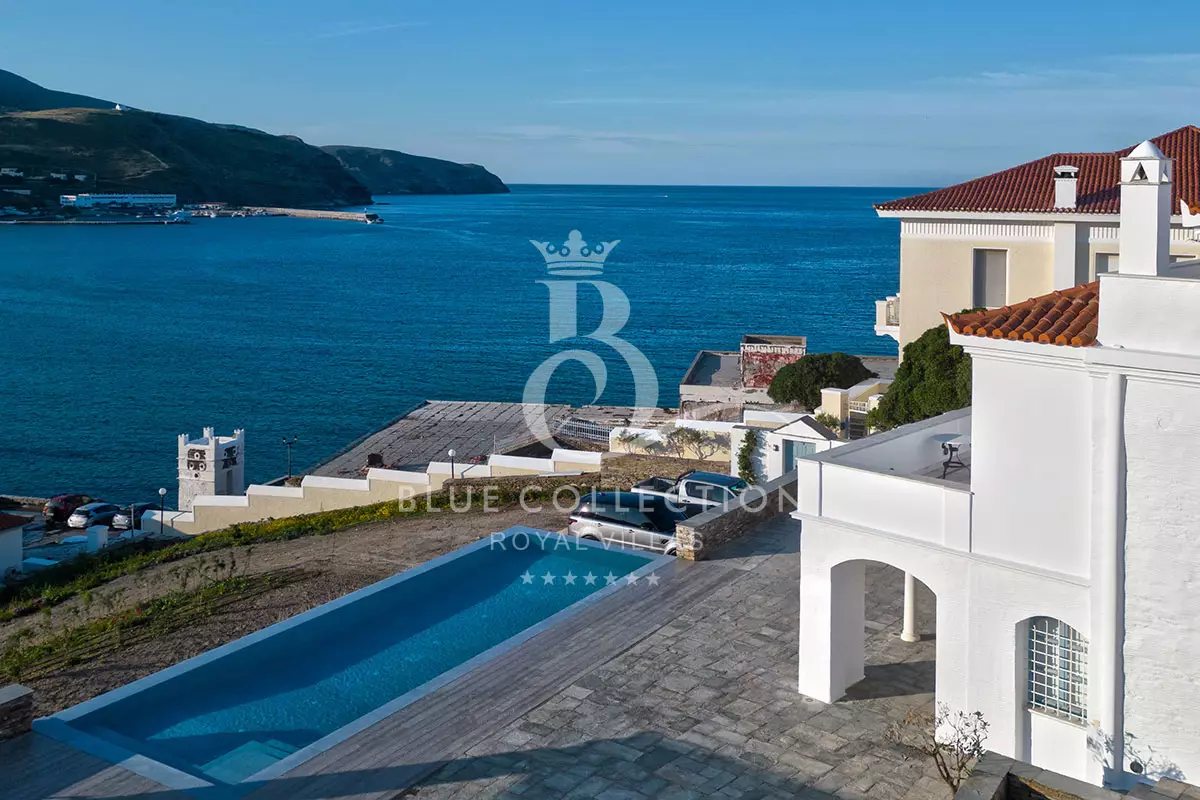 Luxury Villa for Rent in Andros | REF: 180413064 | CODE: ADS-1 | Private Pool | Sea View | Sleeps 16 | 8 Bedrooms | 8 Bathrooms