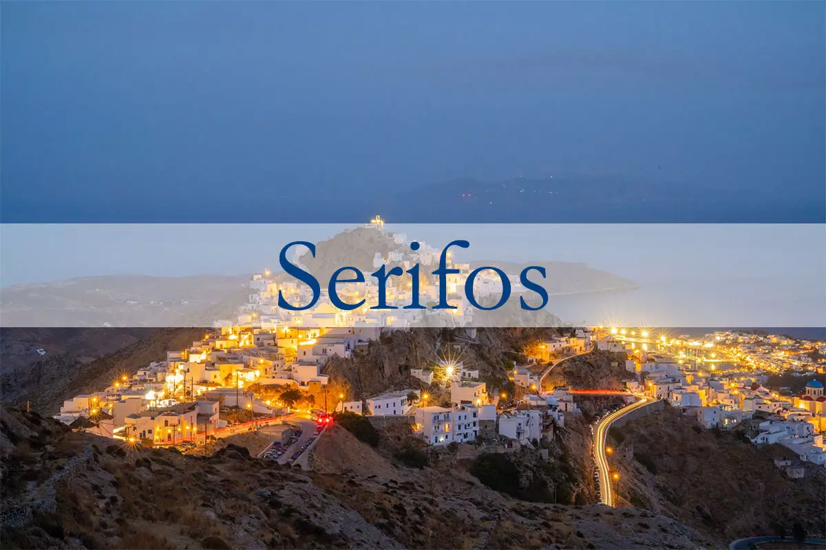 Serifos rent a luxury villa online with Blue Collection