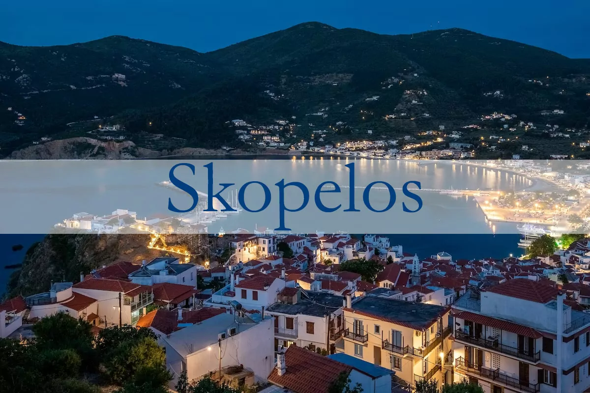 Skopelos island luxury villas for rent