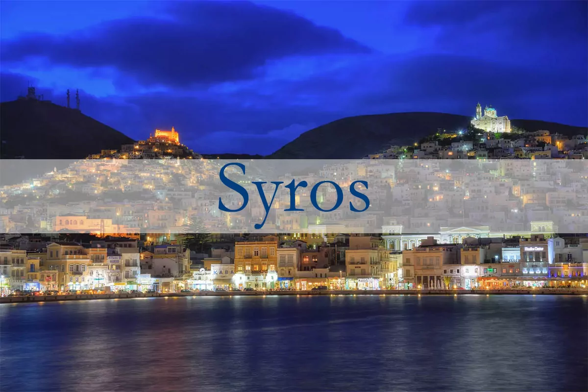 Rent a villa in Syros island in Greece