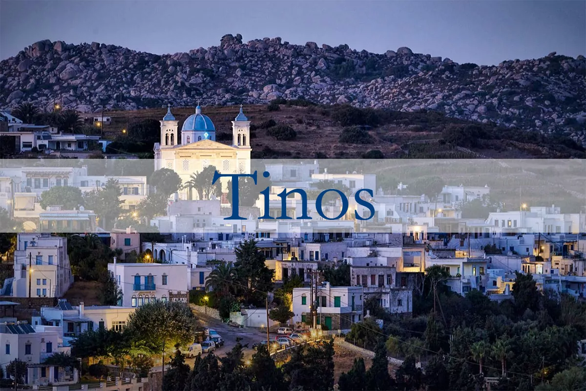 Rent a luxury villa in Tinos island in Greece