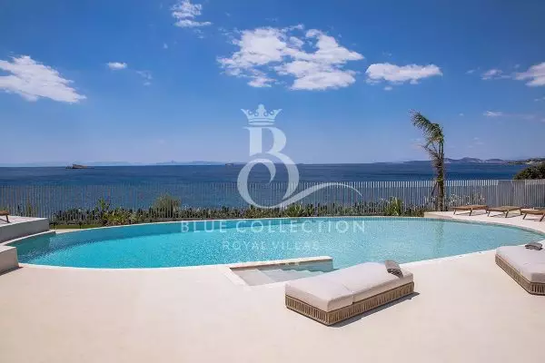 Private Seafront Villa for Rent in Athens Riviera – Greece | Saronida | REF: 180413082 | CODE: ASR-2 | Private Infinity Pool | Sea & Sunset View | Sleeps 16 | 8 Bedrooms | 8 Bathrooms