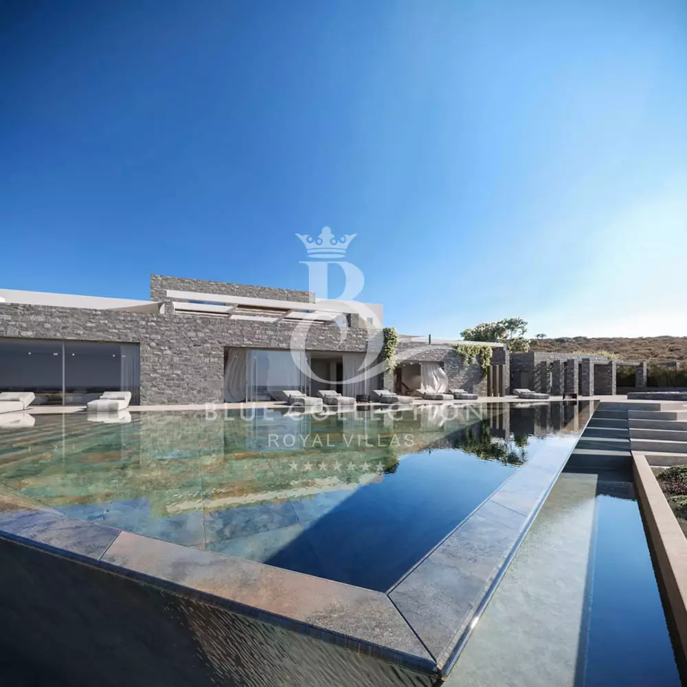 Luxury Seafront Villa for Rent in Mykonos | Kalo Livadi | REF: 180413091 | CODE: KRC-17 | Private Infinity Pool | Sea & Sunset Views | Sleeps 18 | 9 Bedrooms | 9 Bathrooms