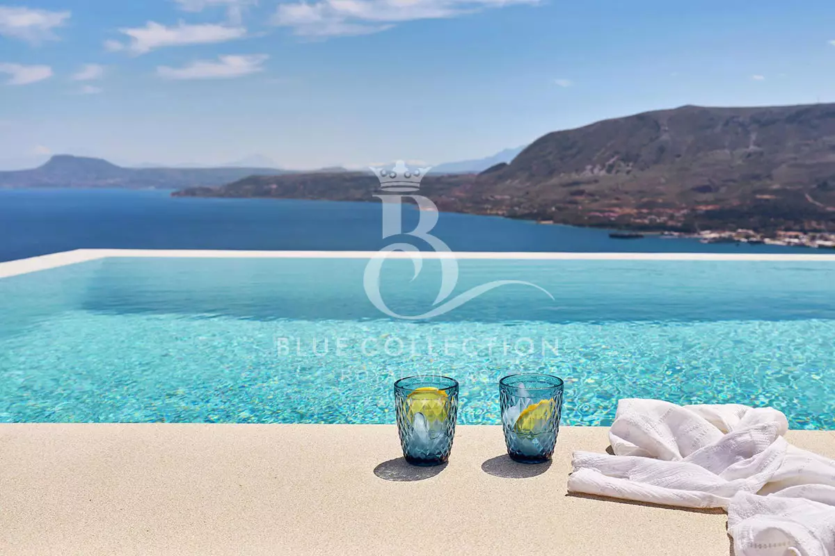 Crete Luxury Villa for Rent | Chania | REF: 180413118 | CODE: C-22 | 2 Private Heated Infinity Pools | Sea View | Sleeps 12 | 6 Bedrooms | 6 Bathrooms