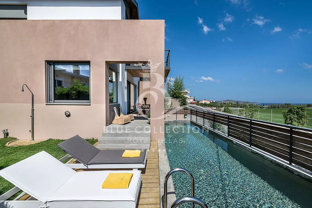 Crete Luxury Villas - Private Villa for Rent | Chania | REF: 180413097 | CODE: CHV-34 | Private Heated Pool | Sea View | Sleeps 8 | 4 Bedrooms | 4 Bathrooms