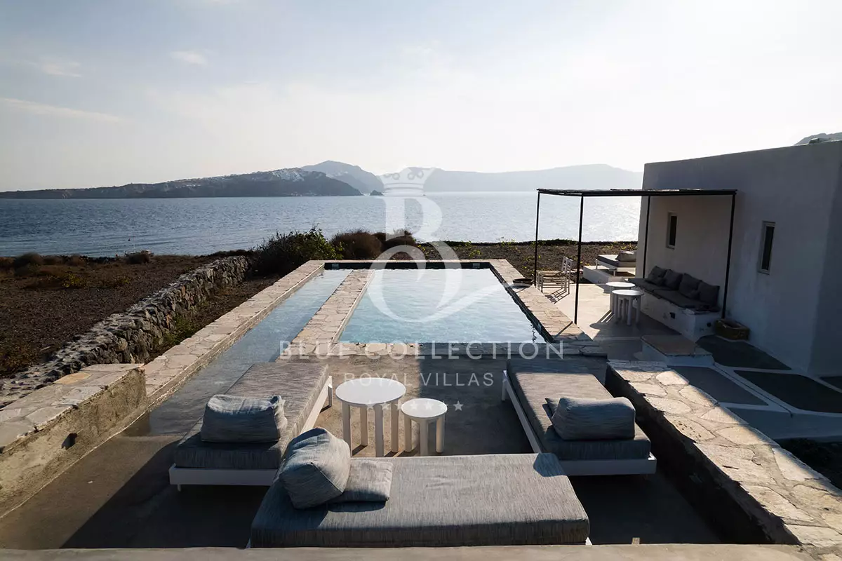 Private Villa for Rent in Therassia, Santorini – Greece | REF: 180413126 | CODE: THR-1 | Sea View | Private Pool | Sleeps 10 | 5 Bedrooms | 5 Bathrooms