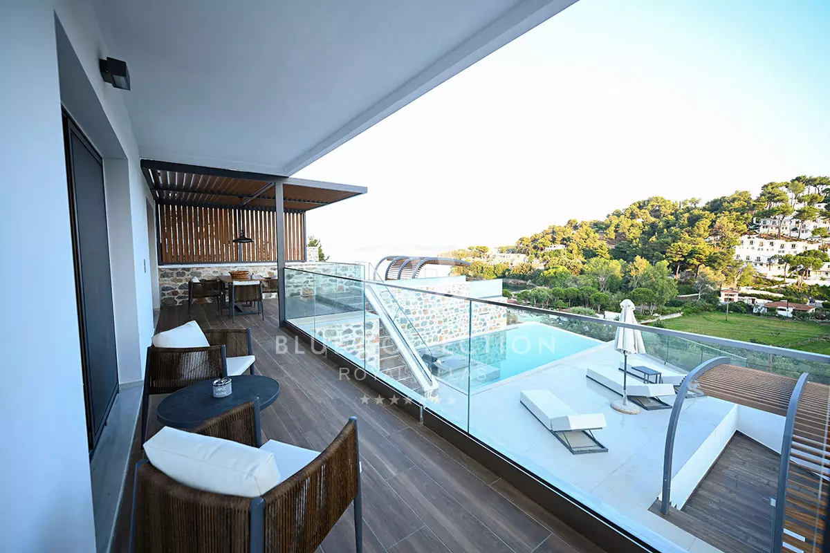 Private 2 x Villas Complex for Rent in Skiathos  – Greece | REF: 180413142 | CODE: VSK-12 | 2 Private Pools | Sea View 