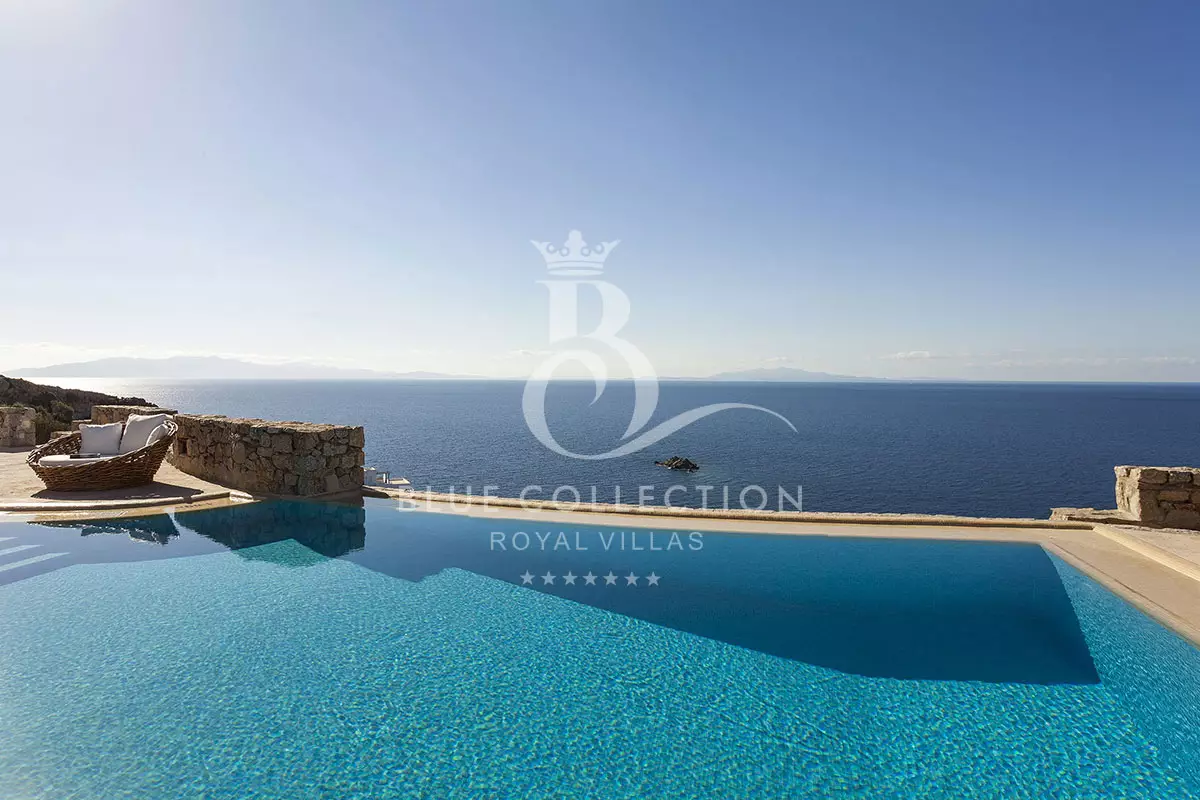 Private Seafront 2-Villas Complex for Rent in Mykonos - Agios Lazaros | 2 Private Heated Pools | Sea & Sunset Views | ASL-710