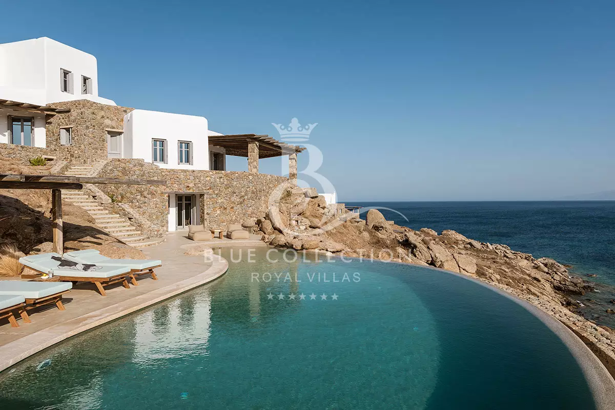 Private Beachfront Villa for Rent in Mykonos – Greece | Lia | REF: 180413236 | CODE: LTS-2 | Sea View | Private Infinity Pool | Sleeps 10 | 5 Bedrooms | 5 Bathrooms