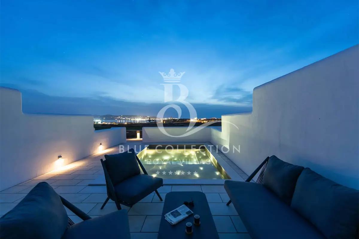 Luxury Suite for Rent in Paros – Greece | REF: 180413240 | CODE: PRS-51 | Sea & Sunset View | Private Pool | Sleeps 4 | 2 Bedrooms | 2 Bathrooms