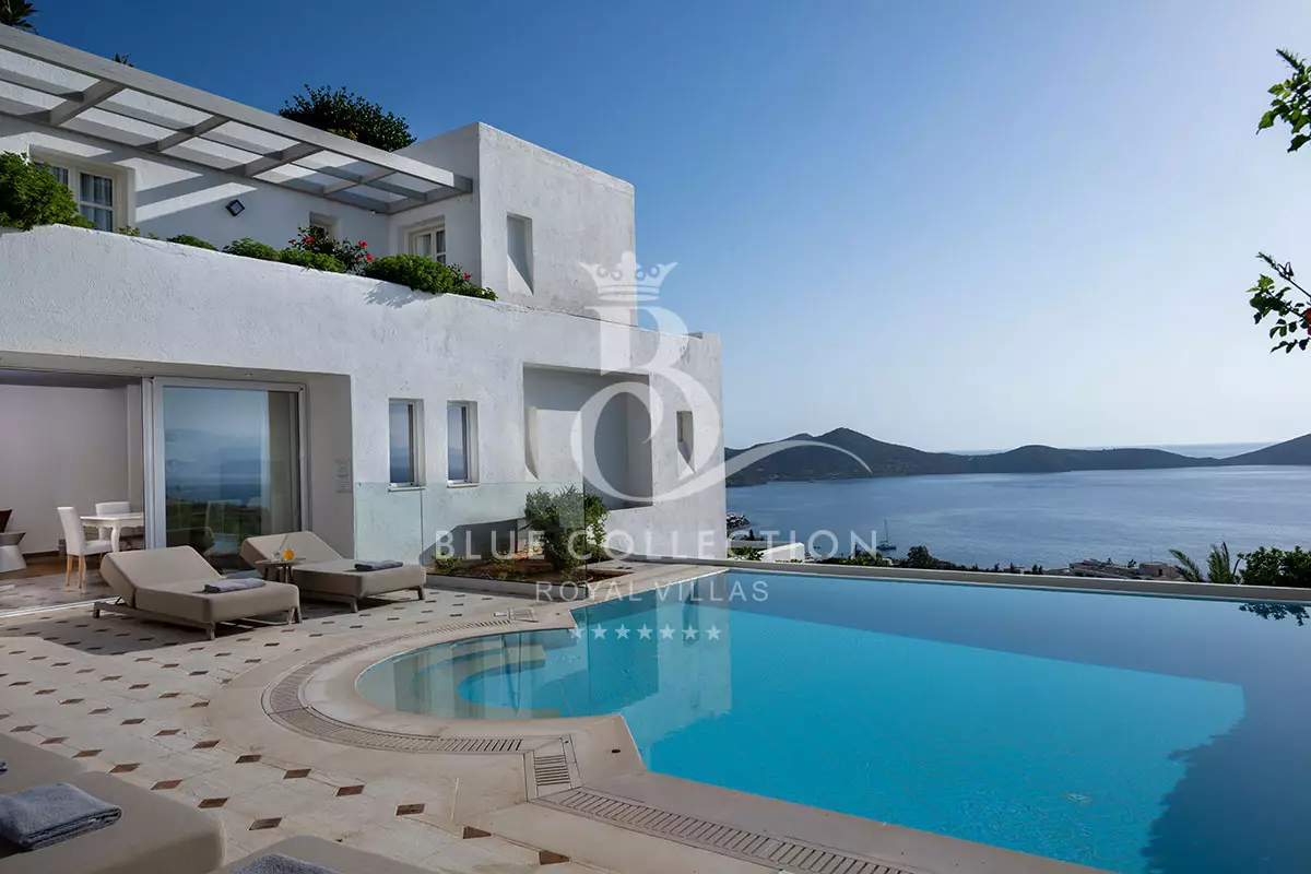 Luxury Villa for Rent in Crete – Greece | Elounda | REF: 180413259 | CODE: EGV-6 | Private Heated Pool & Jacuzzi | Sea View | Sleeps 6 | 3 Bedrooms | 2 Bathrooms