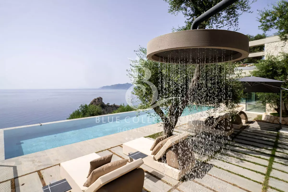 Beachfront Private Villa for Rent in Corfu – Greece | REF: 180413270 | CODE: CRF-27 | Private Infinity Pool | Sea View | Sleeps 8 | 4 Bedrooms | 4 Bathrooms