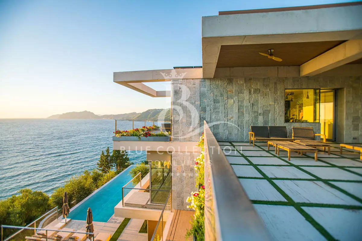 Beachfront Private Villa for Rent in Corfu – Greece | REF: 180413271 | CODE: CRF-28 | Private Infinity Pool | Sea View 