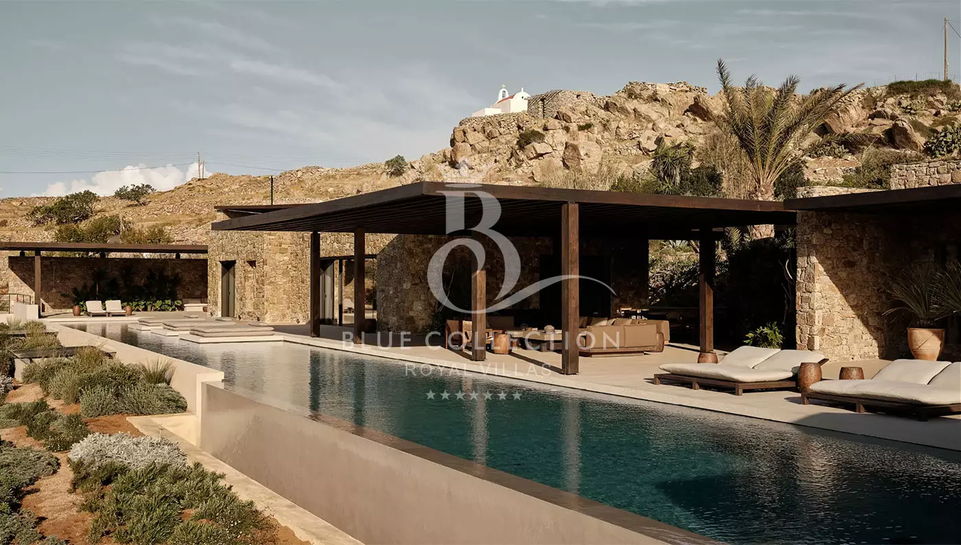 Luxury Villa for Rent in Mykonos – Greece | Lino | REF: 180413277 | CODE: LIR-5 | Sea View | Private Heated Pool | Sleeps 18 | 9 Bedrooms | 9 Bathrooms