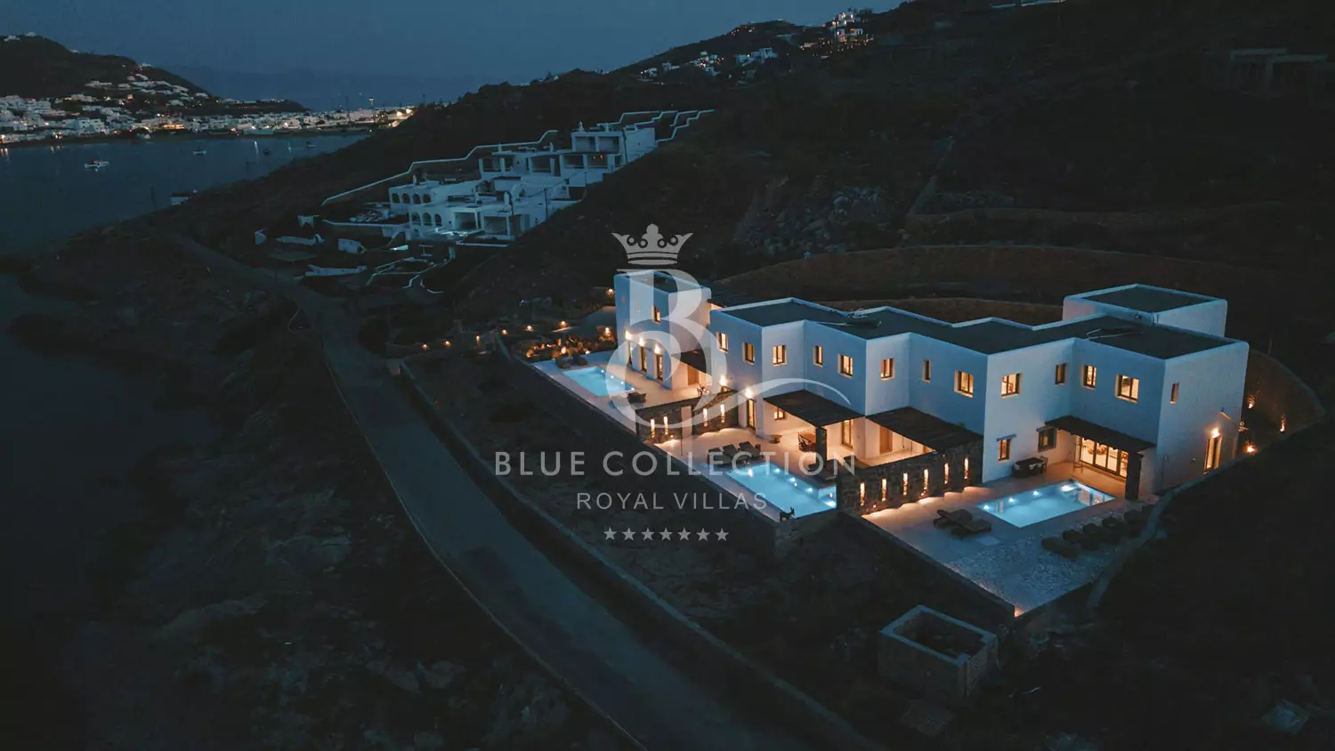 Private Seafront 3-Villa Complex for Rent in Mykonos – Greece | Kanalia | REF: 180413364 | CODE: KNL-12 | 3 Private Heated Pools | Sea View | Sleeps 24 | 12 Bedrooms | 13 Bathrooms