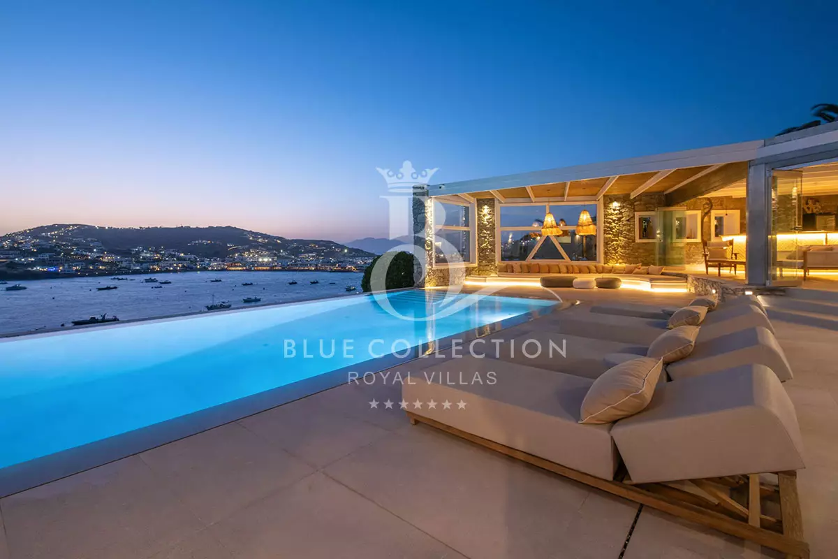 Private Villa for Rent in Mykonos – Ornos | Private Infinity Pool | Sea & Sunset View | VVR-13