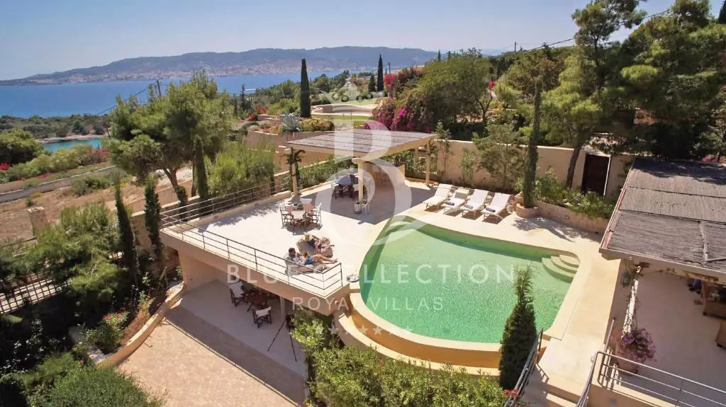 Elegant Villa for Rent in Porto Heli | Private Pool | Sea View | PPH-9
