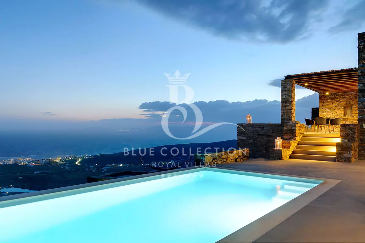Private Villa for Rent in Tinos | Private Infinity Pool | Sea View | TNV-6