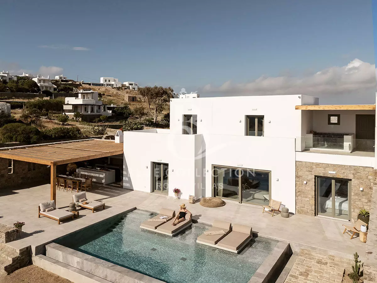 Private Villa for Rent in Mykonos - Agia Sofia | Private Infinity Pool & Jacuzzi | Sea View | ASF-7