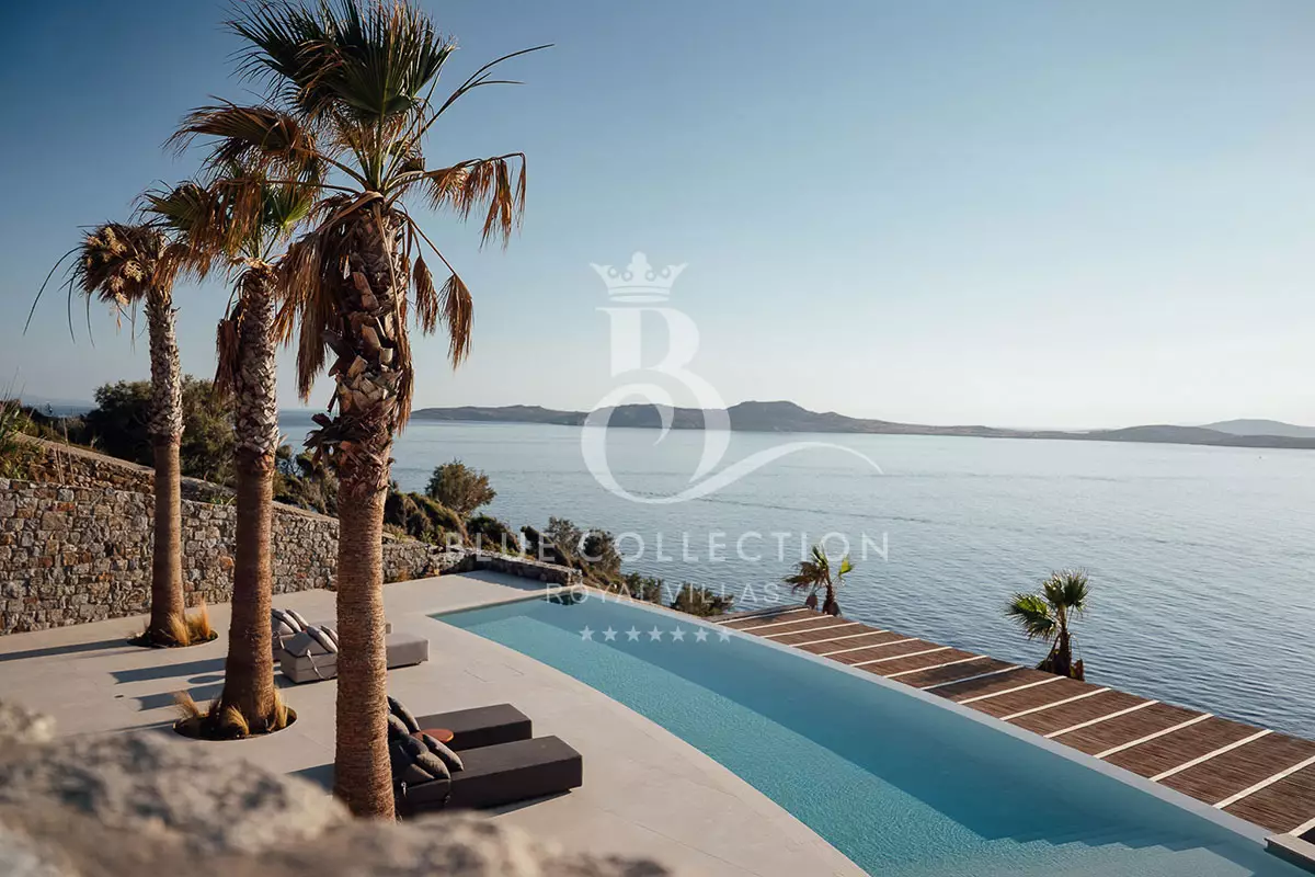 Luxury Seafront Villa for Rent in Mykonos - Aleomandra | Private Infinity Pool & Heated Jacuzzi | Sea & Sunset View | ADR-12