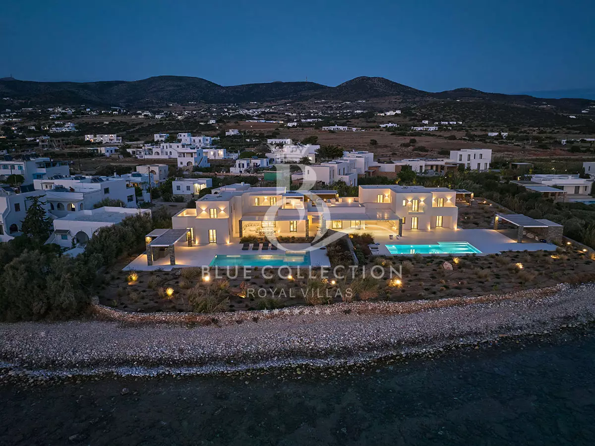 Luxury Beachfront 2-Villas Complex for Rent in Paros | 2 Private Infinity Pools | Sea View | PRS-667