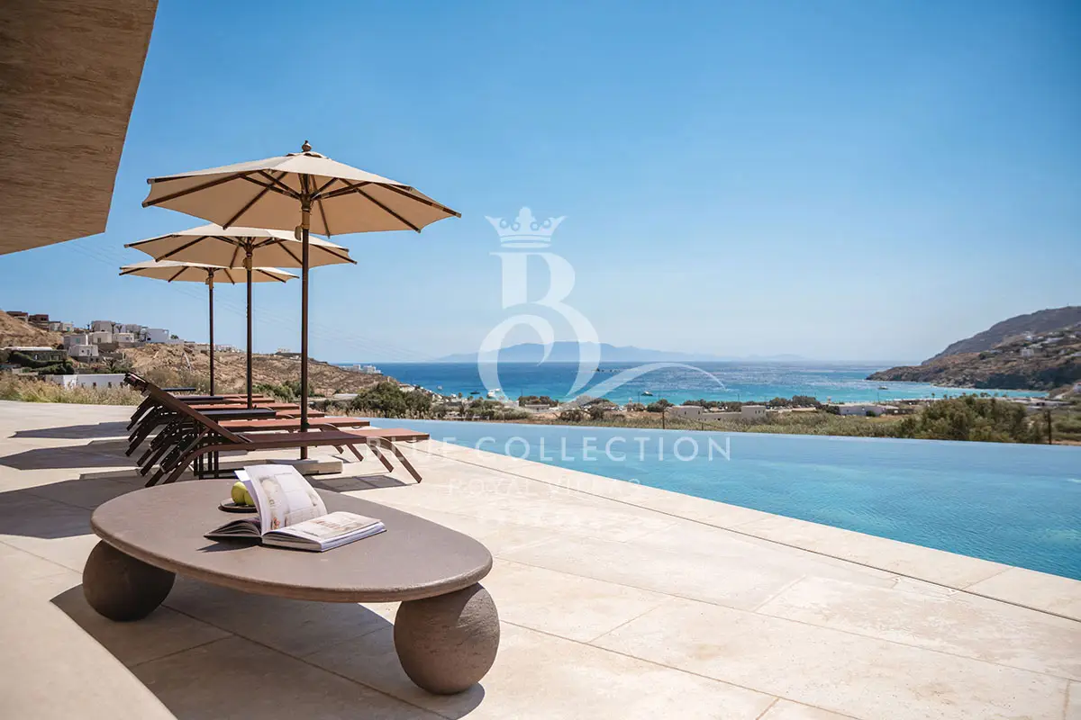 Private Villa for Rent in Mykonos - Kalo Livadi | Private Infinity Pool | Sea & Sunset View | KLV-18